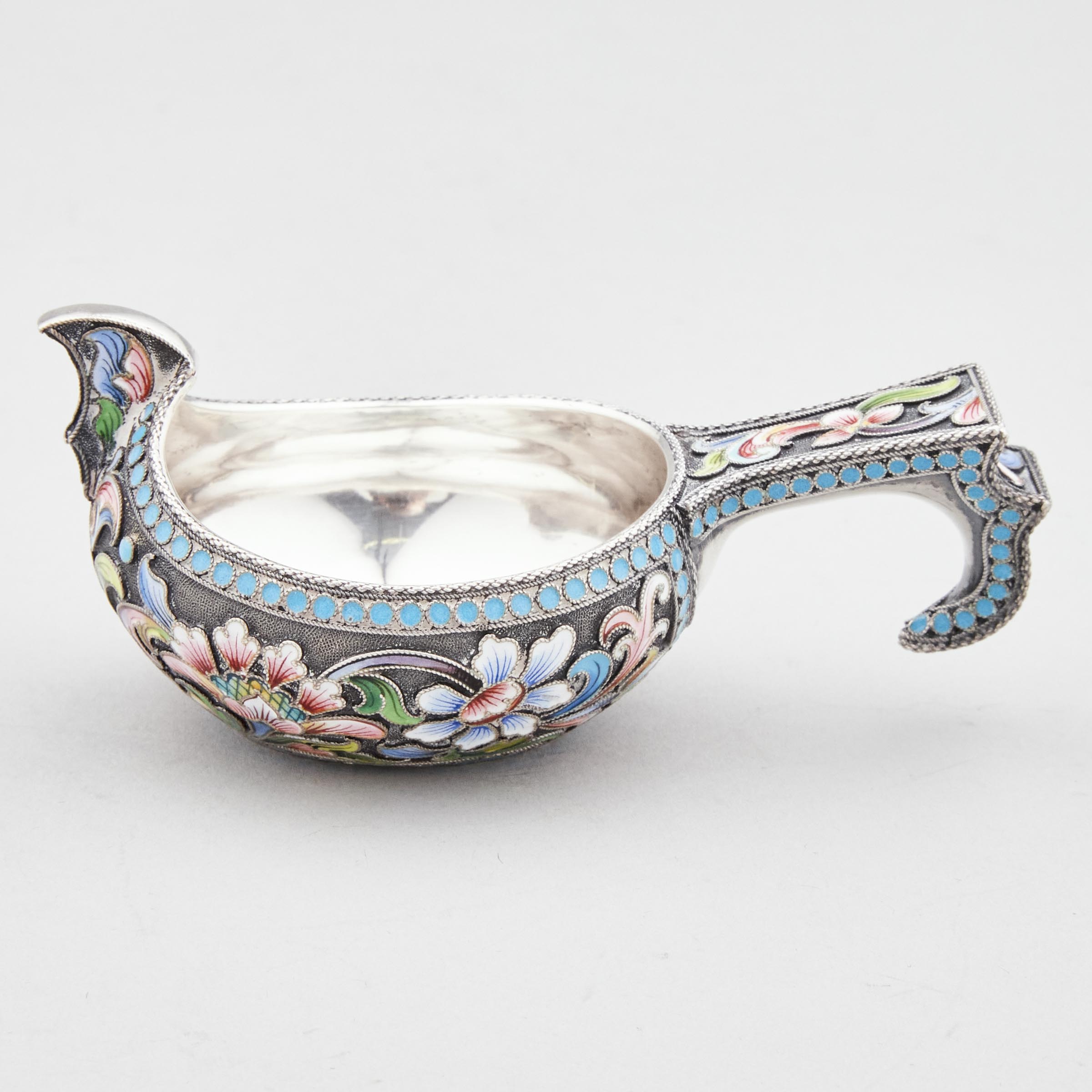 Russian Silver and Shaded Cloisonn  2fb0915