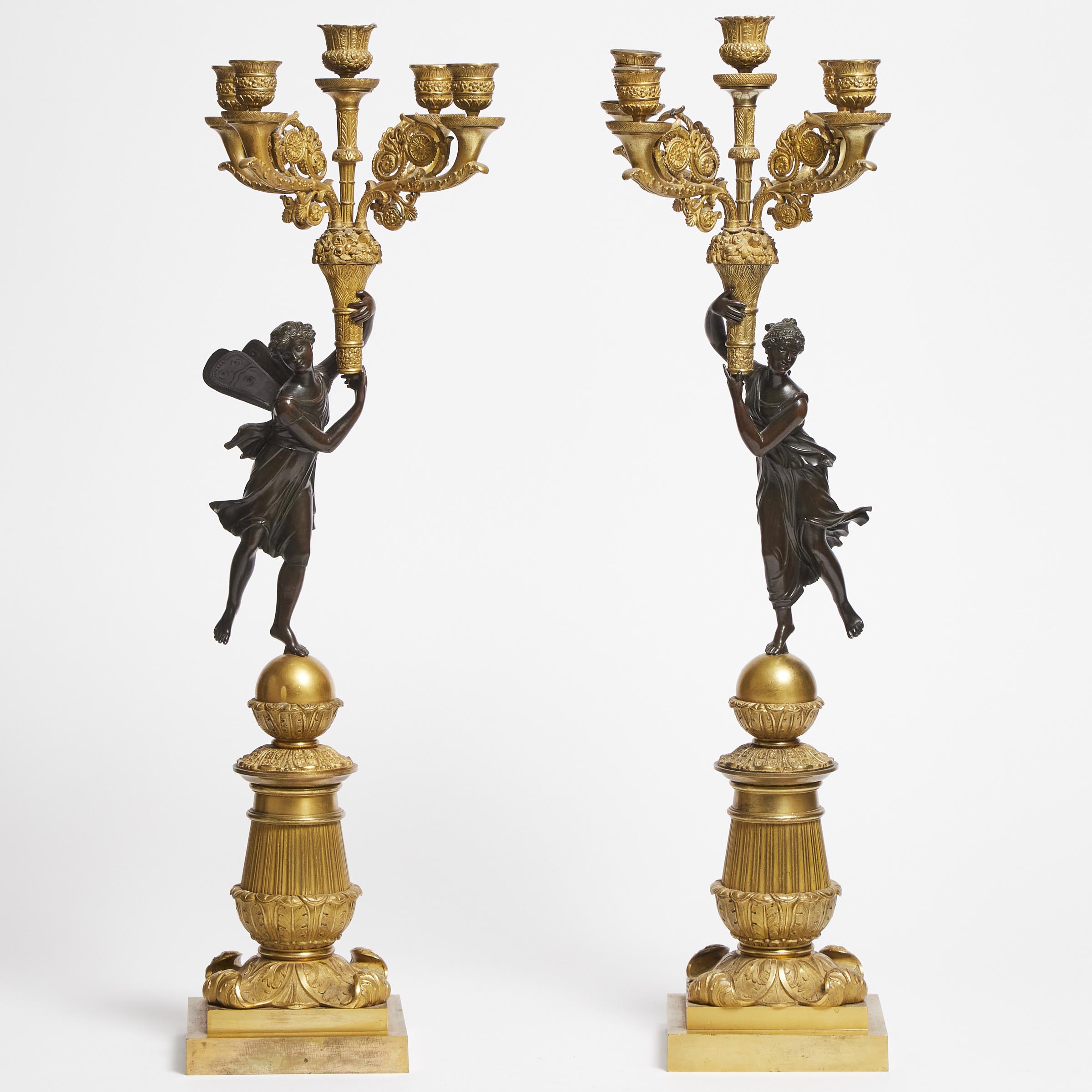 Pair of French Empire Style Gilt 2fb091b