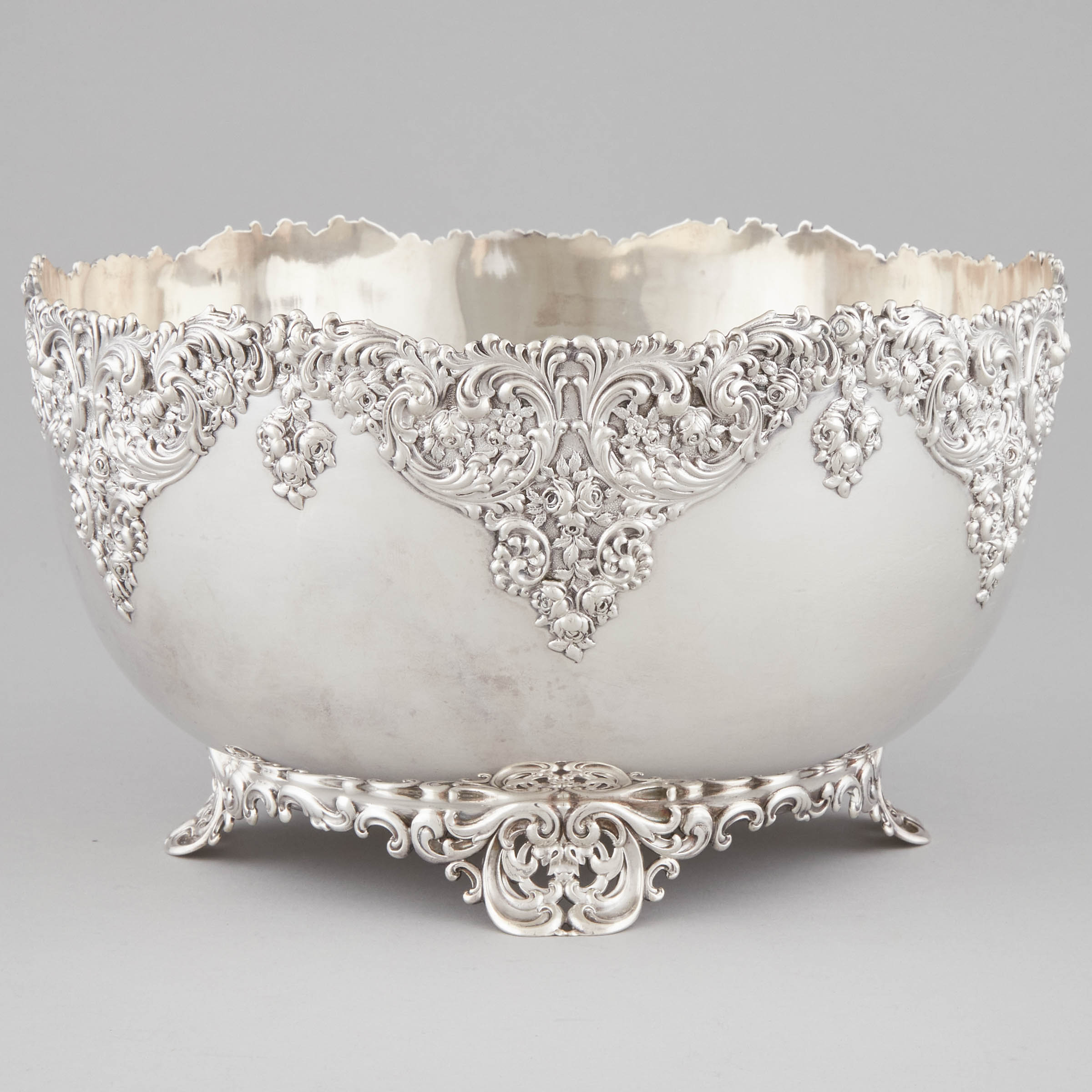 American Silver Footed Bowl Shreve 2fb0949