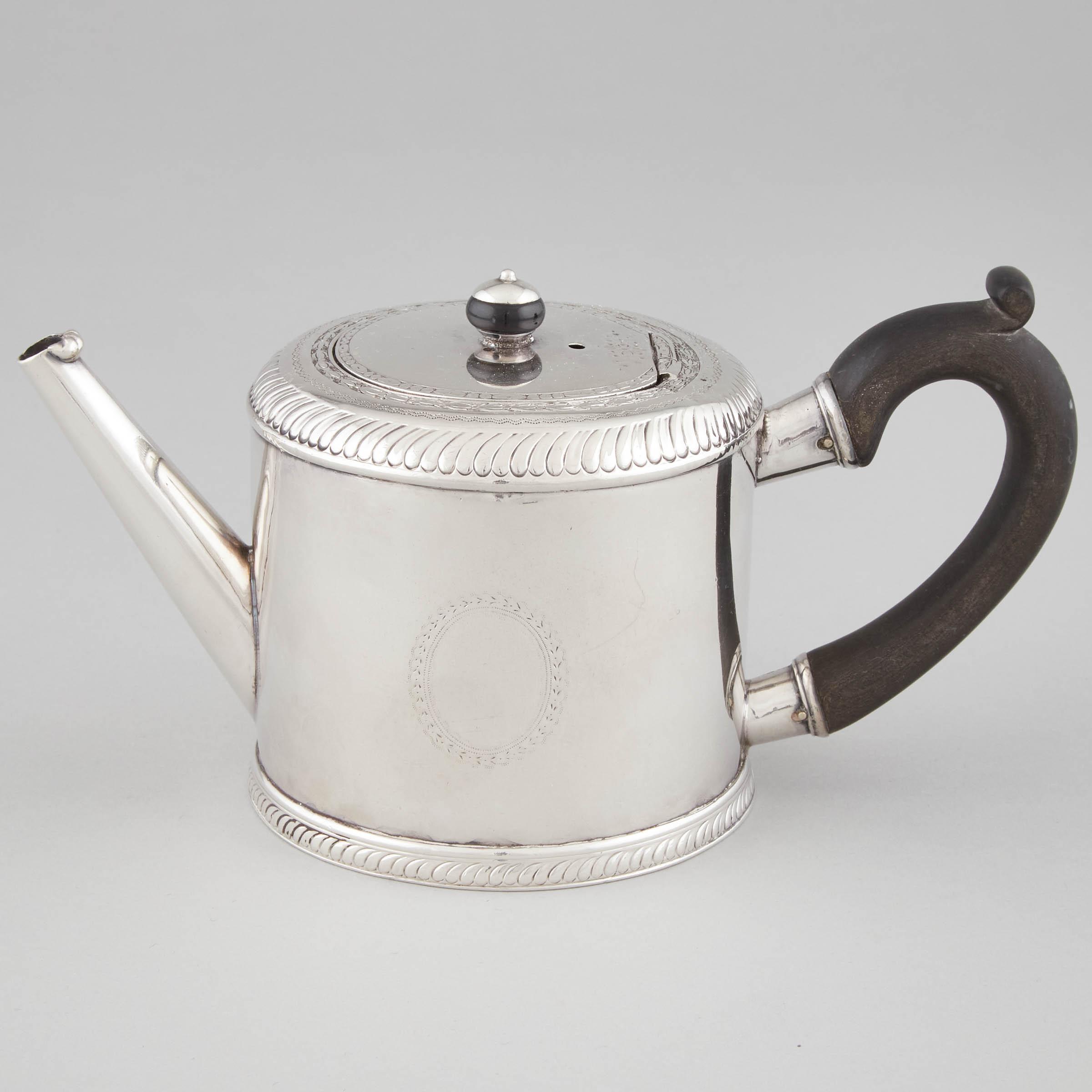 George III Silver Teapot, John Langlands