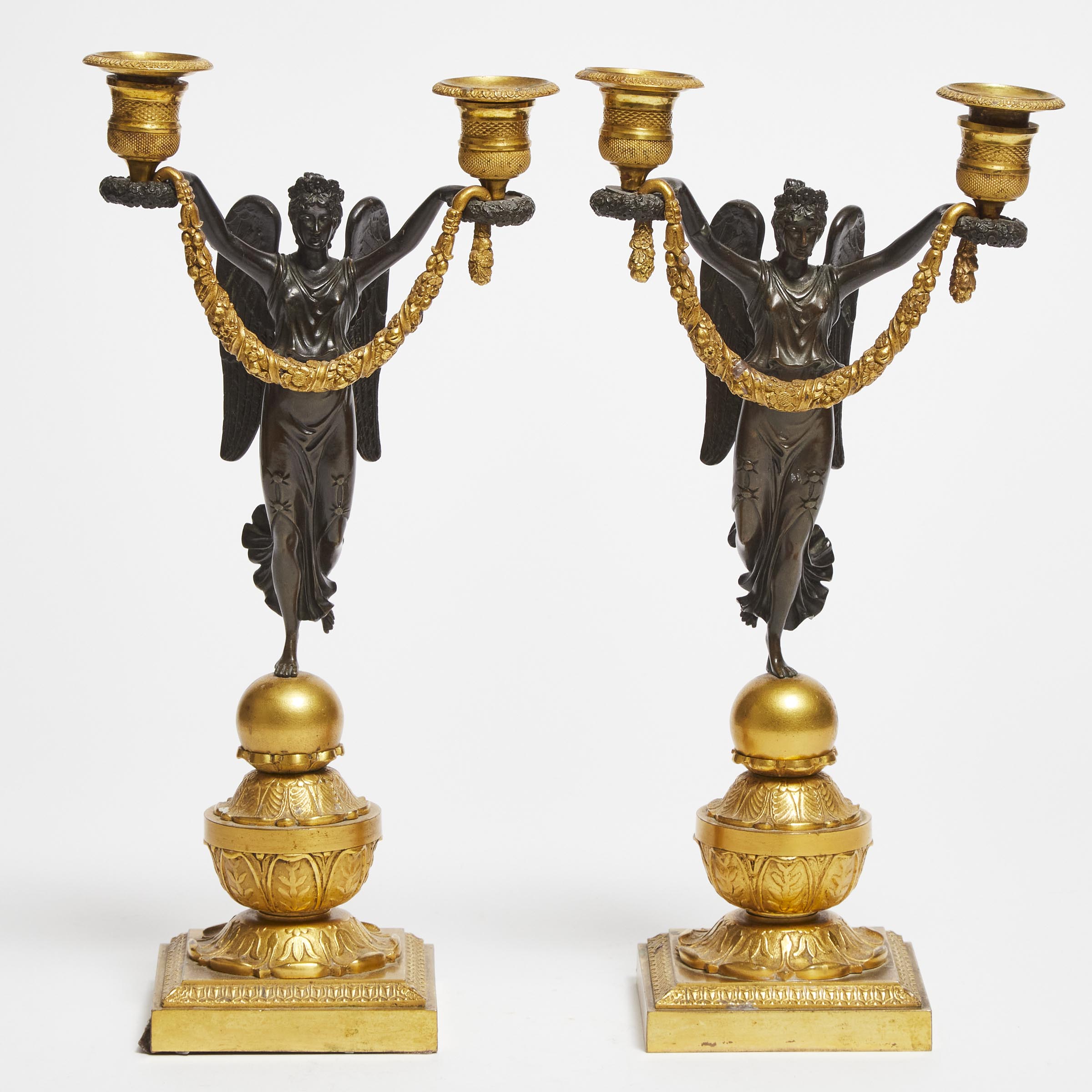 Pair of French Empire Gilt and 2fb091e