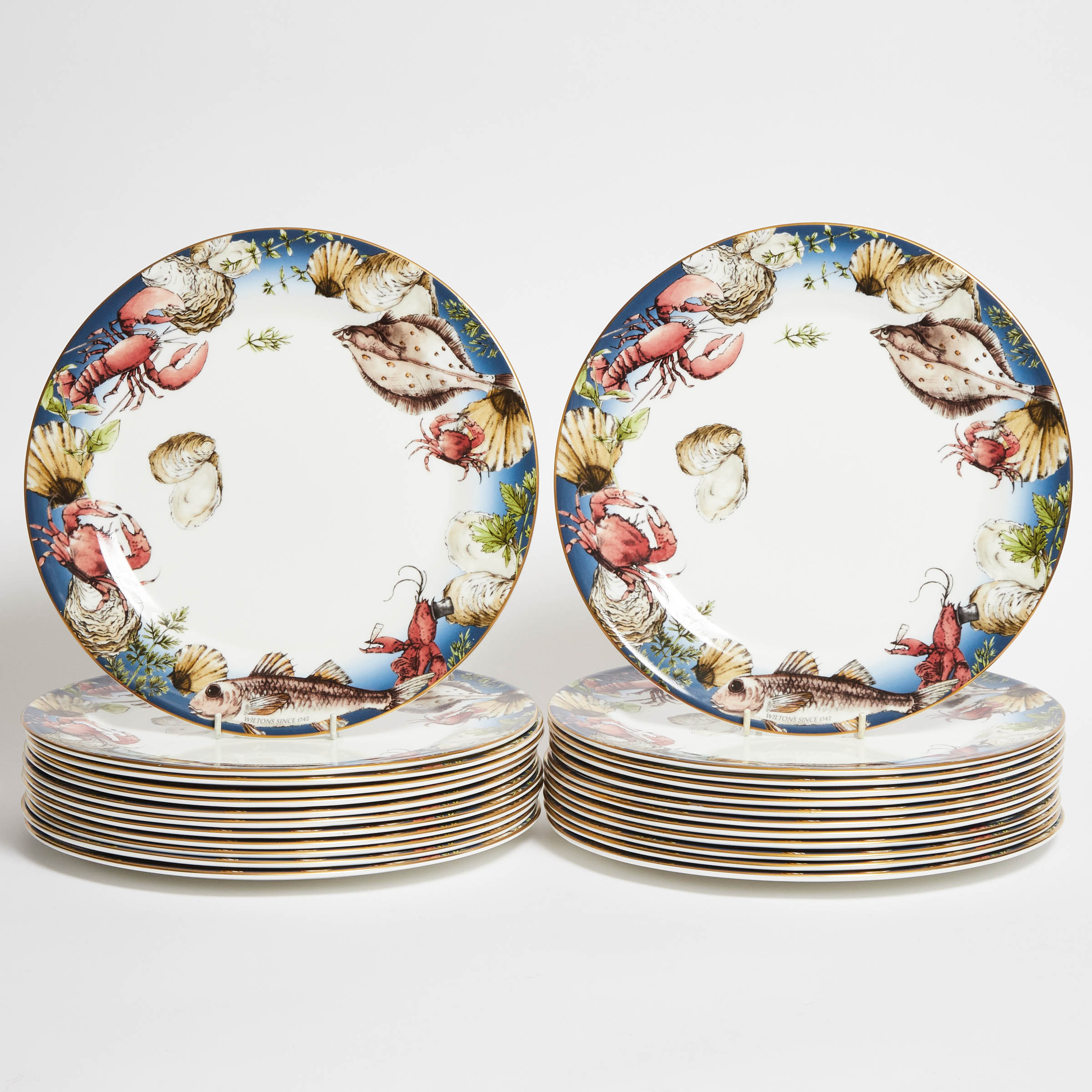 Twenty-Four Wedgwood Service Plates,