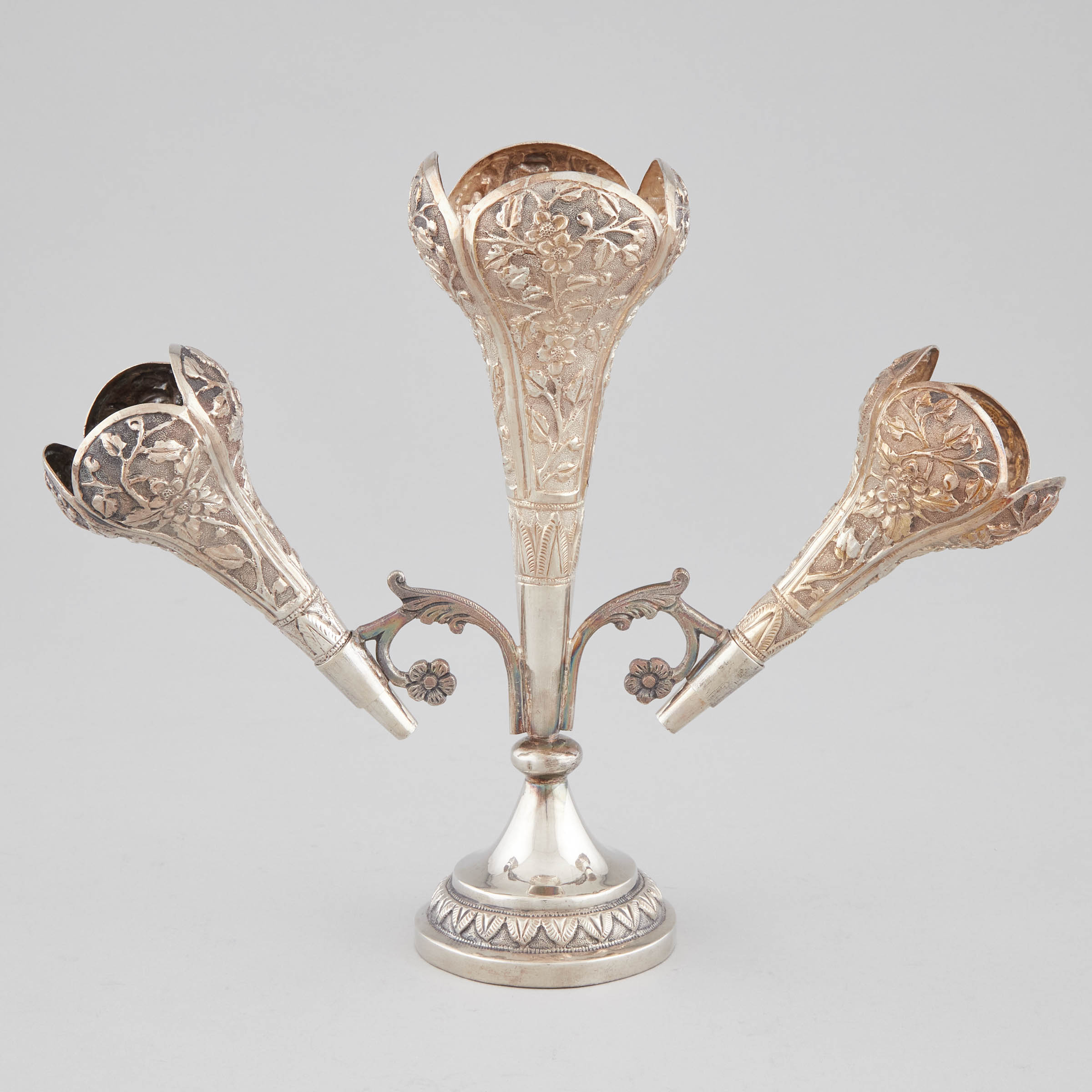 Indian Silver Epergne late 19th early 2fb09a7