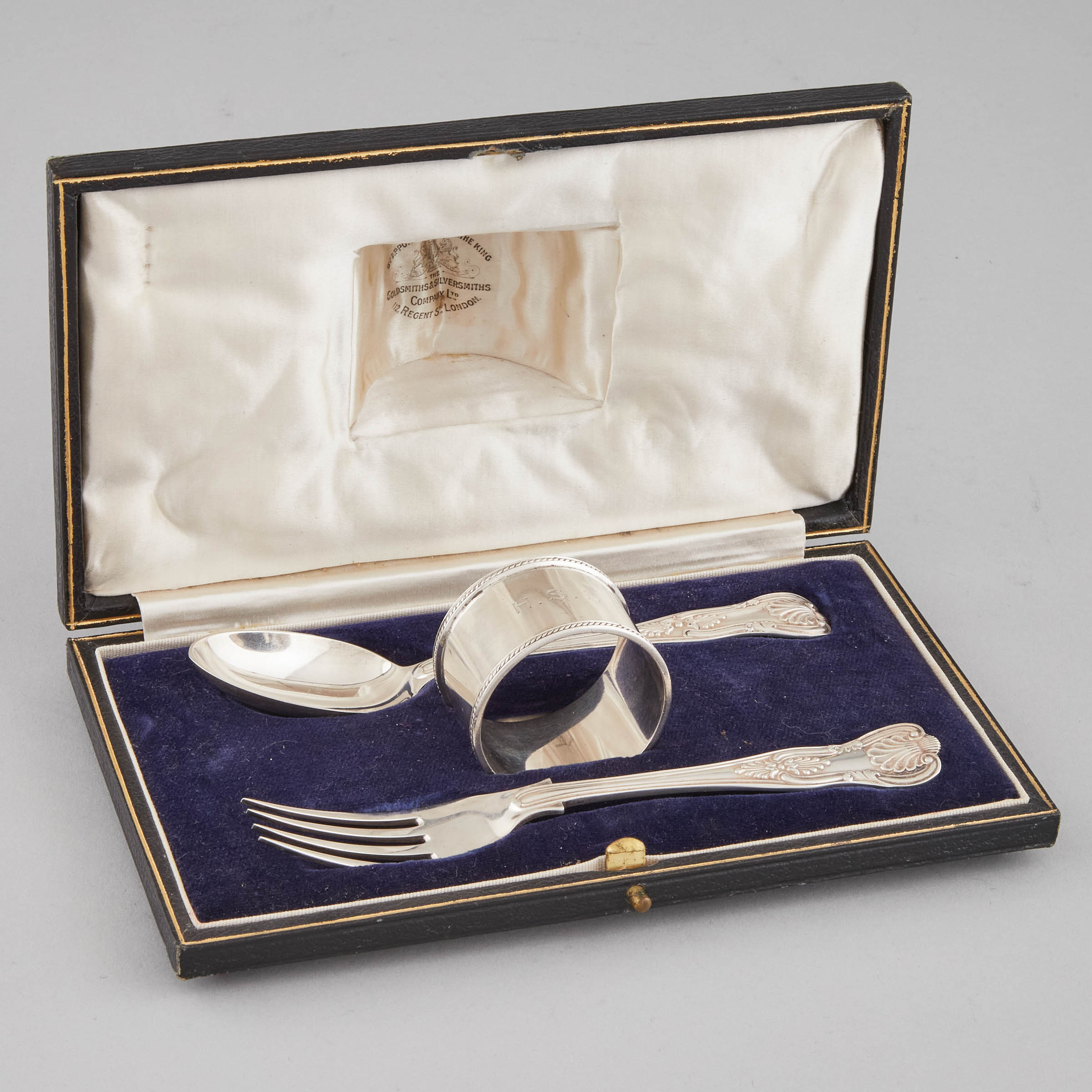 English Silver Childs Fork, Spoon,