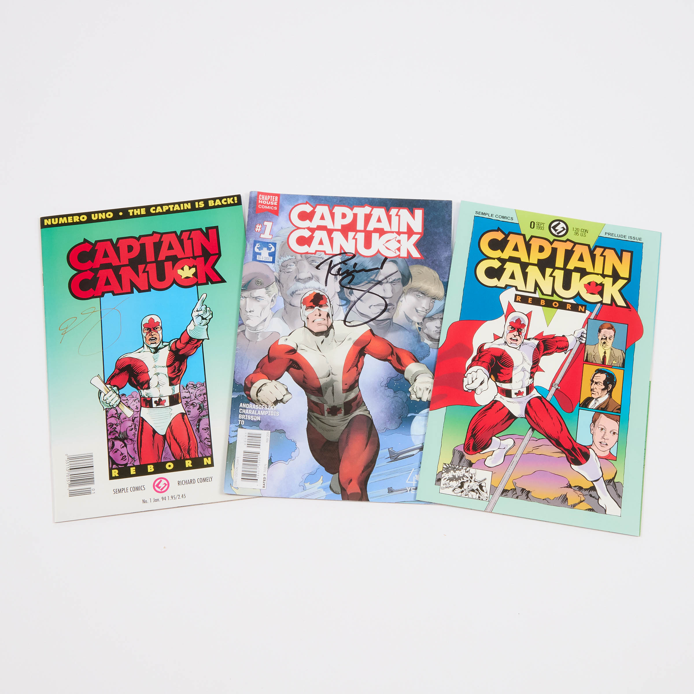 Three Captain Canuck Comic Books  2fb0aa1