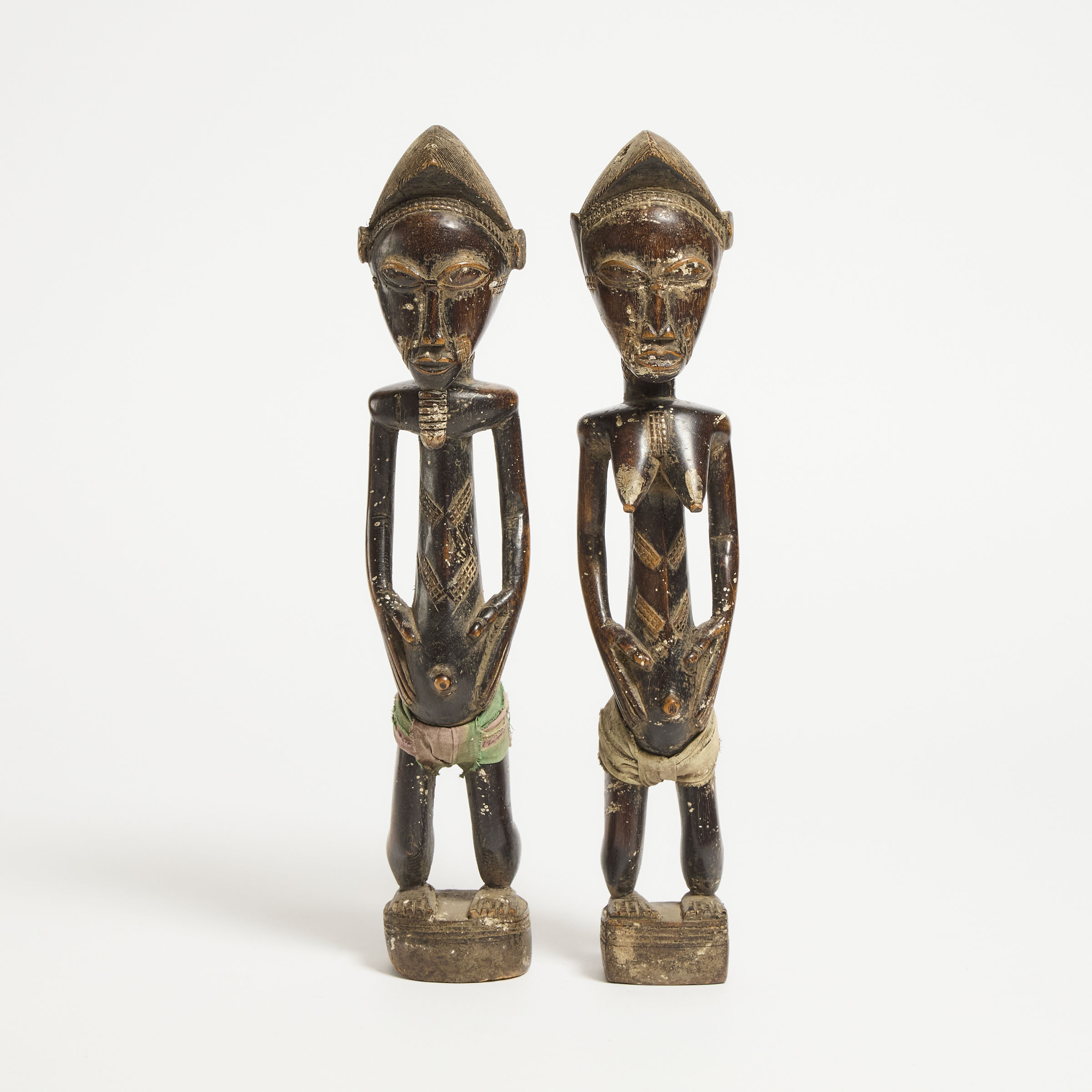Pair of Baule Male and Female Ancestral 2fb0aef