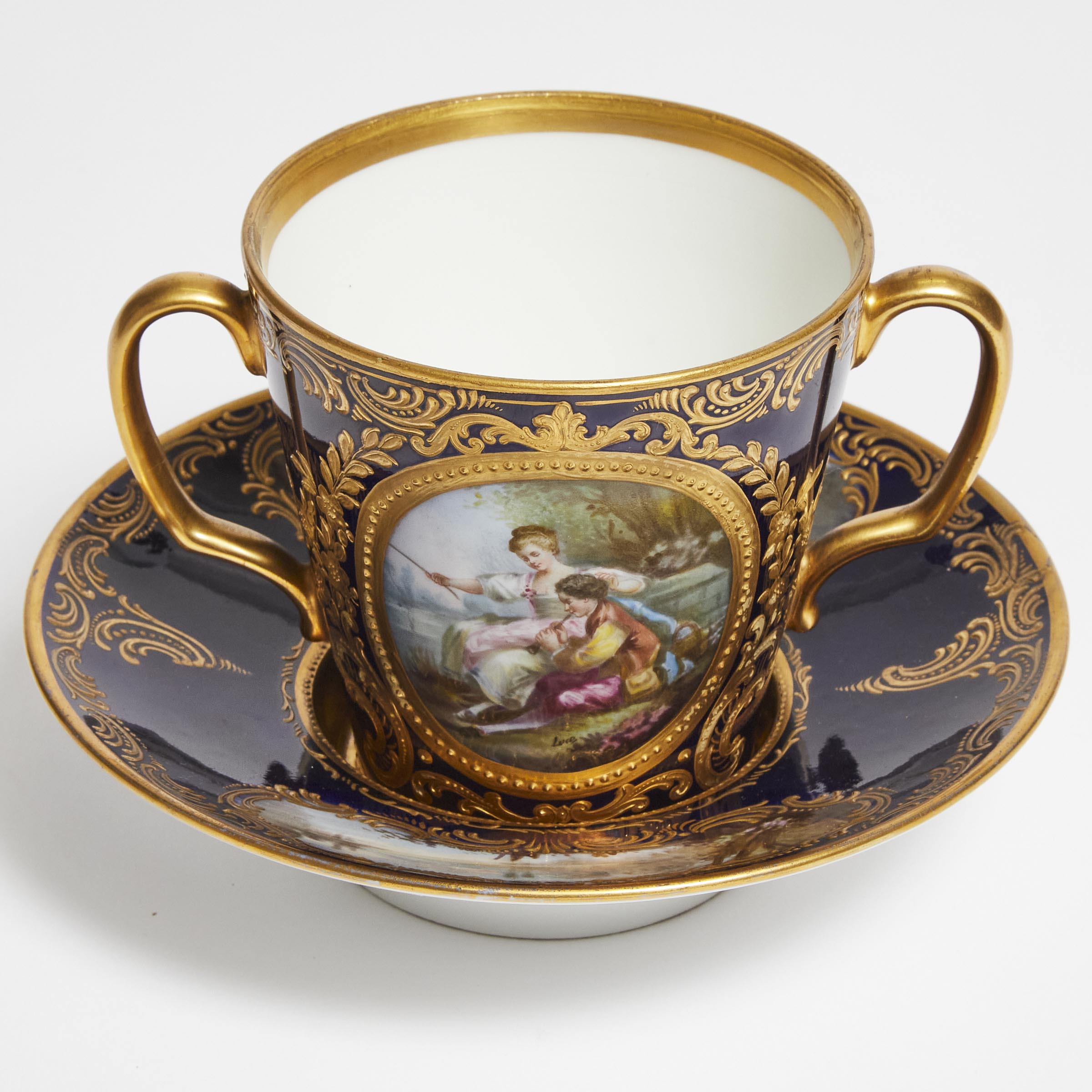 Sèvres Trembleuse Cup and Saucer,