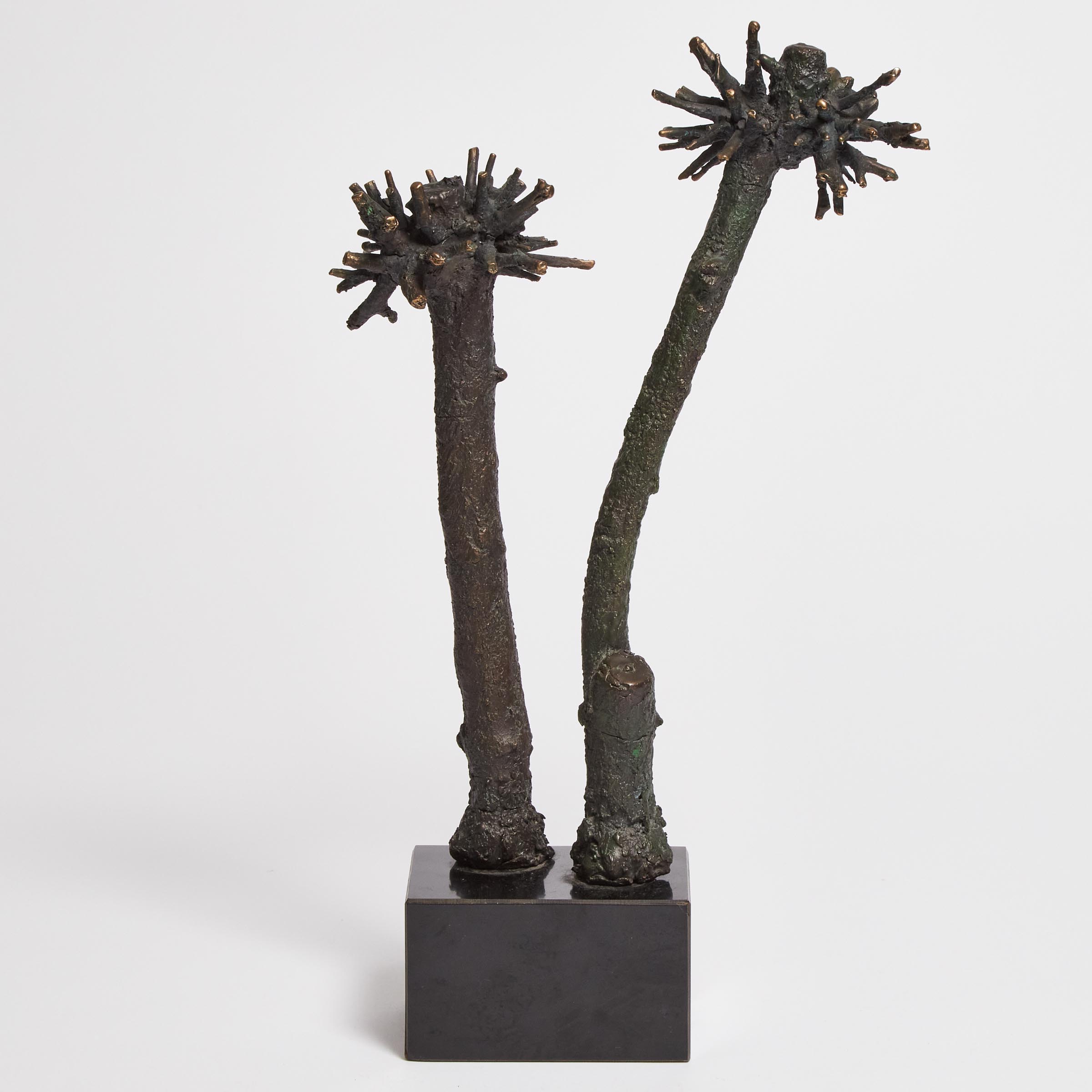 Bronze Sculpture of Two Palm Trees  2fb0b4e