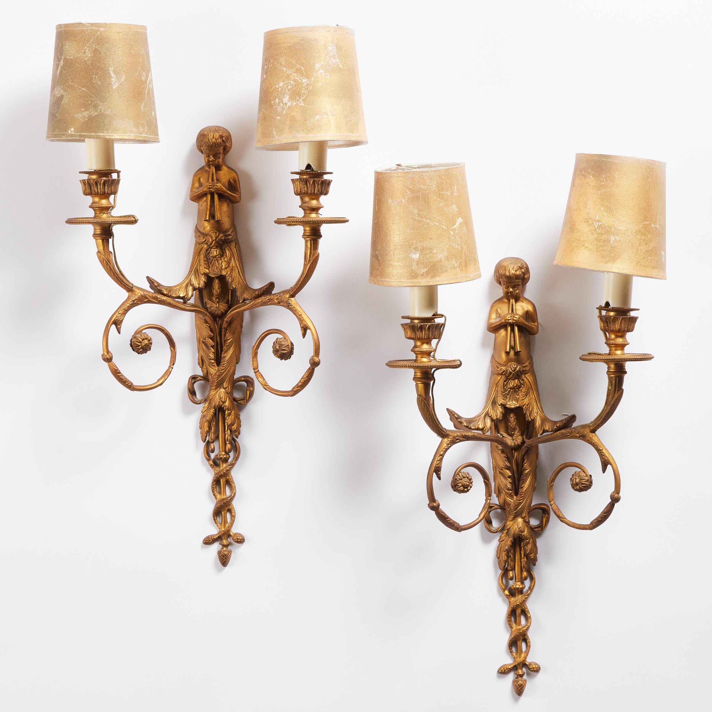 Pair of French Neoclassical Two Light 2fb0b5e