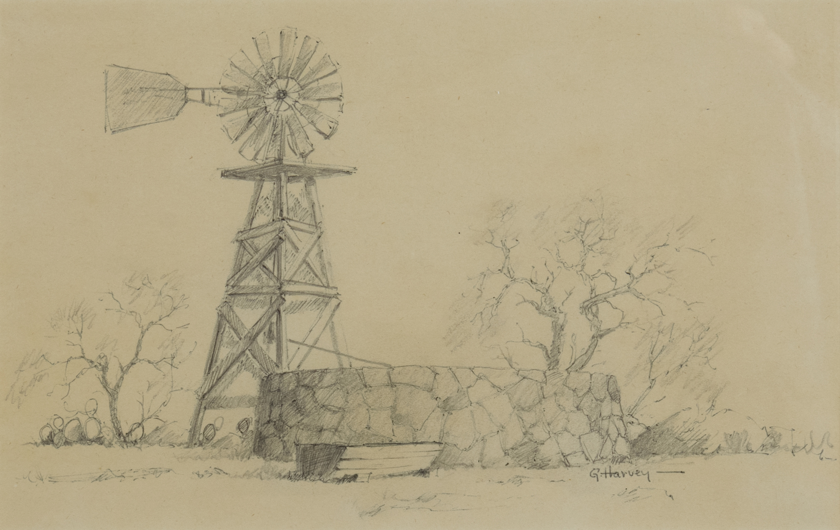 G. HARVEY (1933-2017), WINDMILL Title: