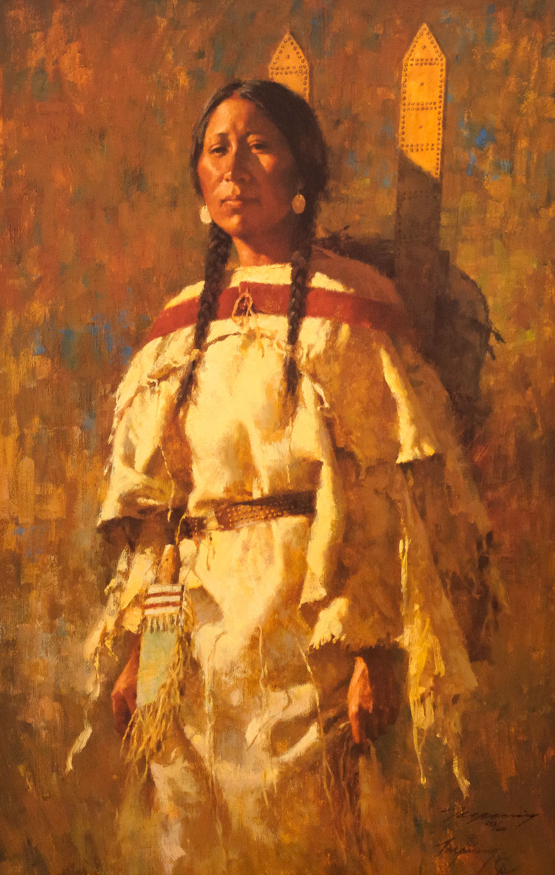 HOWARD TERPNING (1927-), CHEYENNE MOTHER