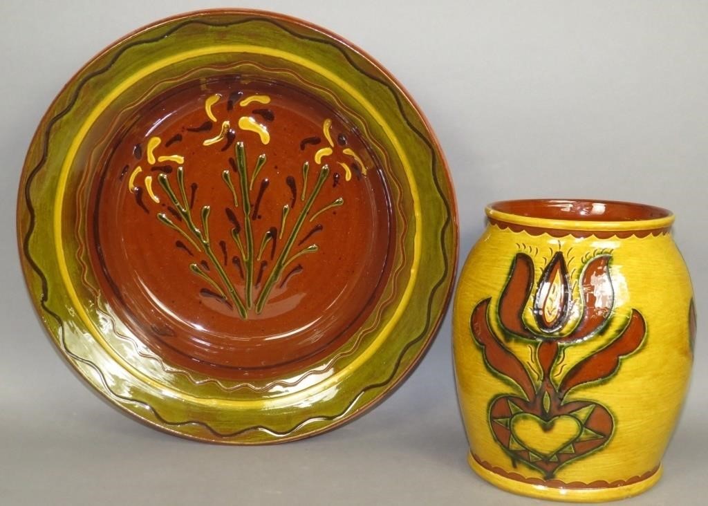 2 PIECES OF BREININGER POTTERY 2fb0dd3