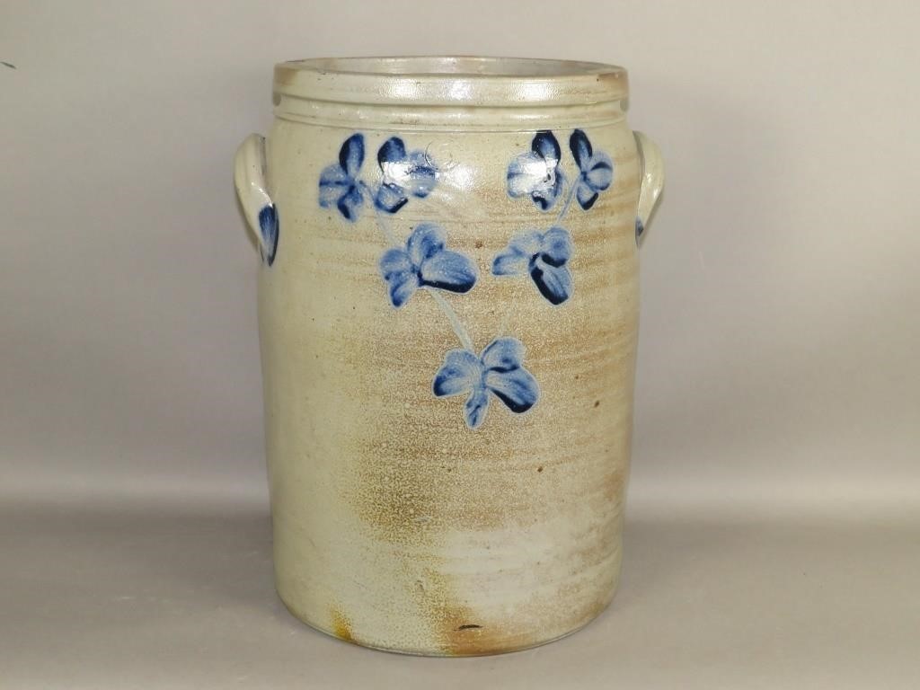 5 GALLON COBALT DECORATED STONEWARE 2fb0f43