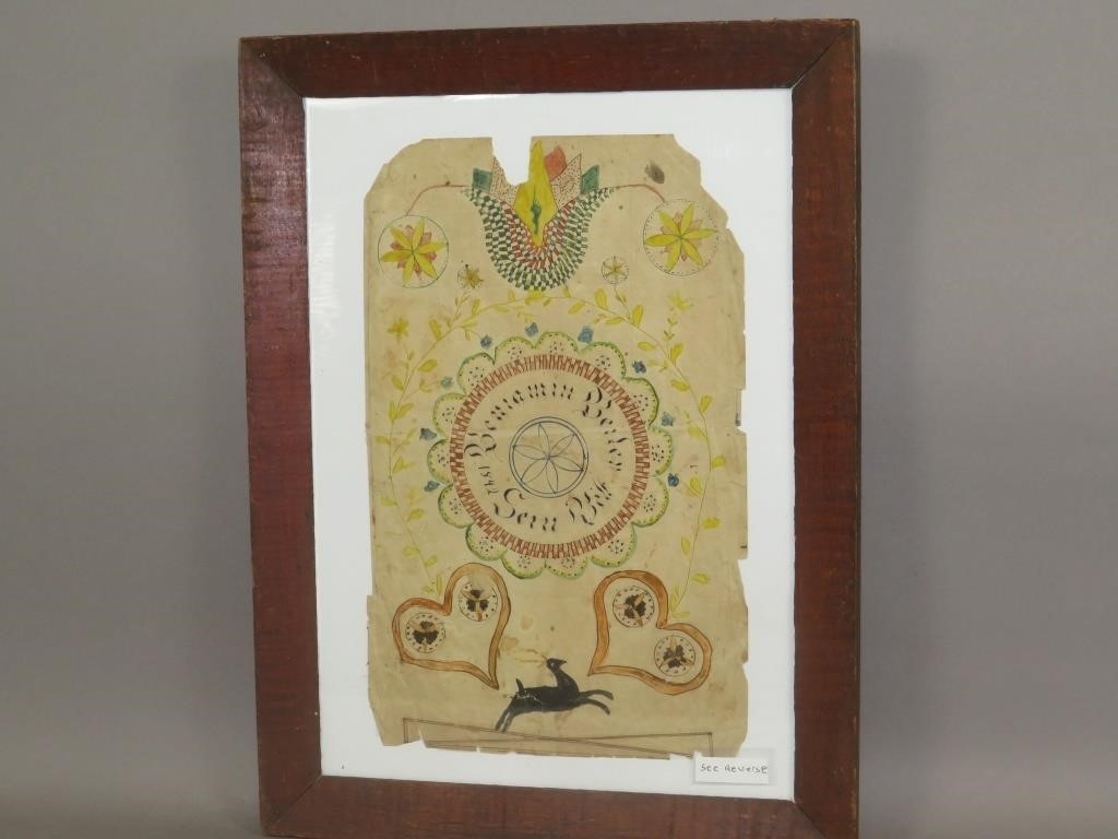 FRAMED INK WATERCOLOR BOOKPLATE 2fb0f5a