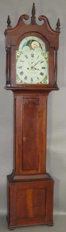 JACOB HUNSICKER TALL CASE CLOCKca. 1820;