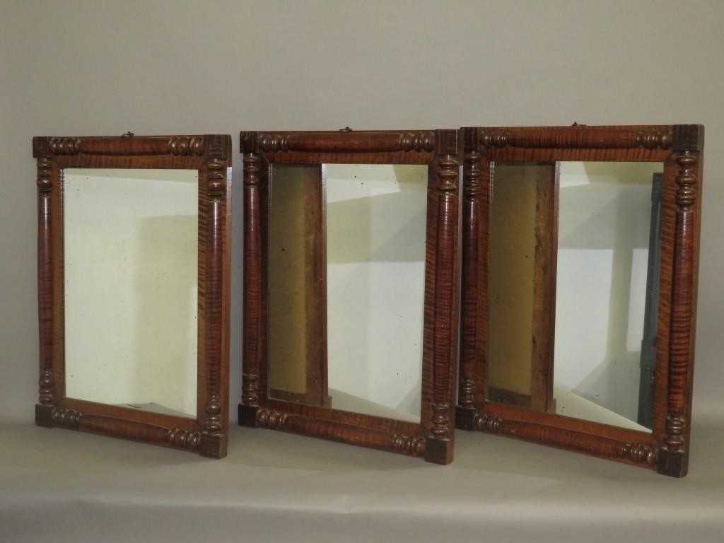 SET OF 3 MATCHING MIRRORSca. 20th century;