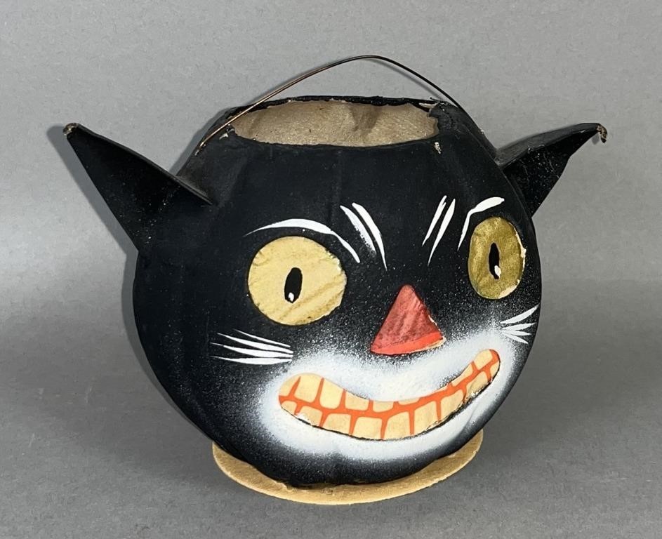 FINE VINTAGE GERMANY BLACK CAT PAPIER