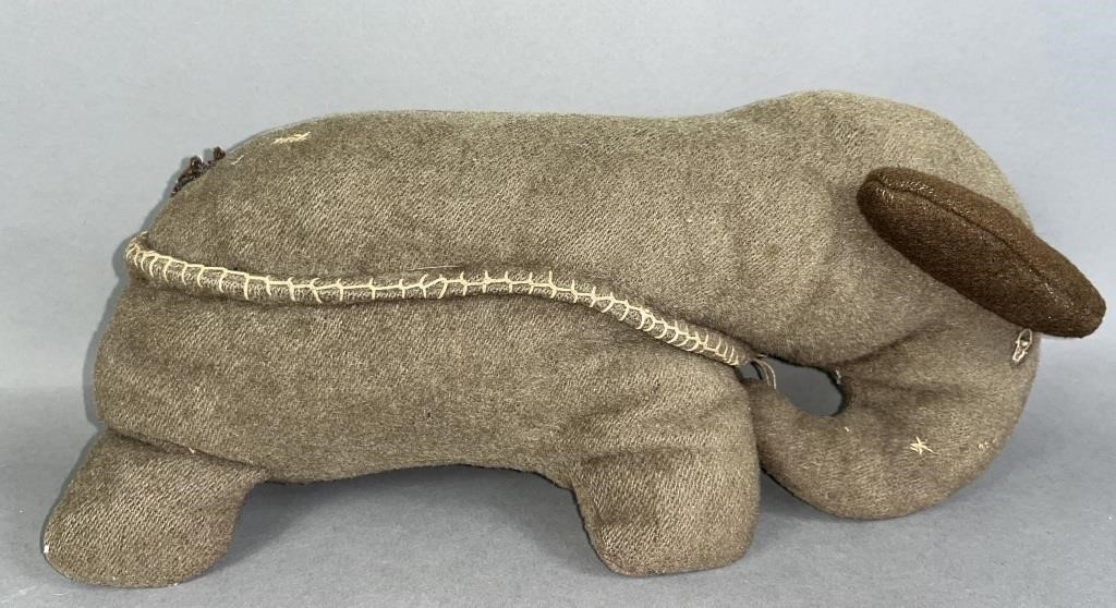 RAG STUFFED MAKE DO TOY ELEPHANT 2fb1190