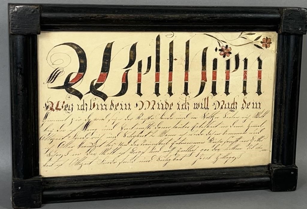 FINE FRAMED FRAKTUR VORSCHRIFFT BY JACOBHilligass