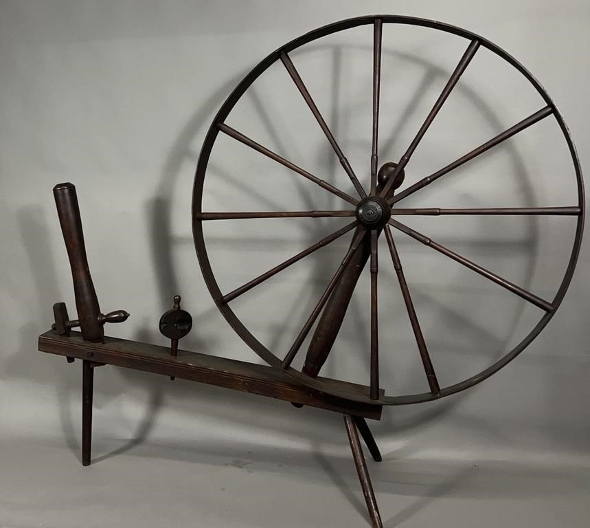 WALKING WHEEL SIGNED J. ARCHER CA. 1810;