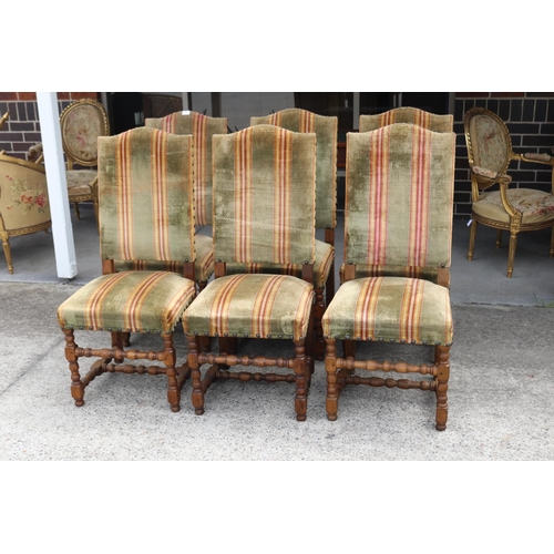 Set of six antique French oak Louis 2fb1454