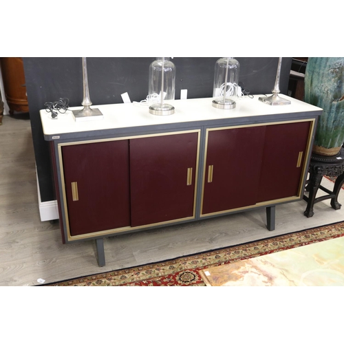 Strafor vintage 1960s four door sideboard,