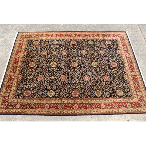 Fine hand knotted wool Persian carpet,