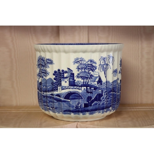 Spode blue tower pattern jardiniere  2fb14ff