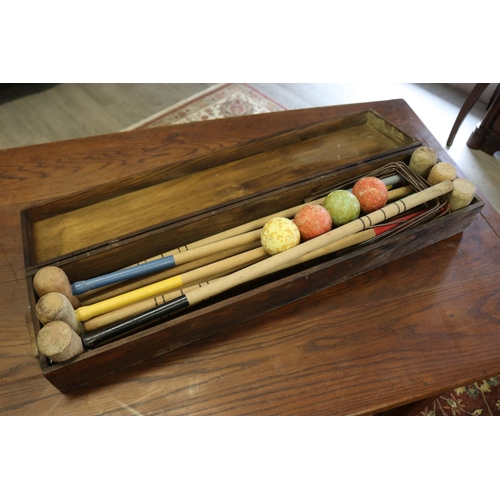 French croquet set in original 2fb1531