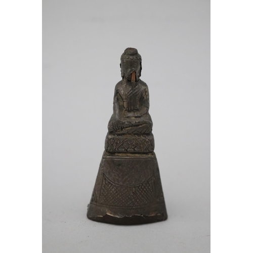 Miniature antique Buddha silver 2fb1597