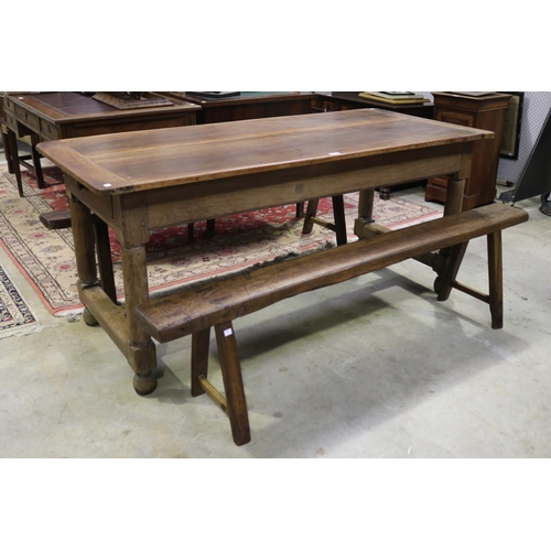 Antique French oak country table 2fb1539