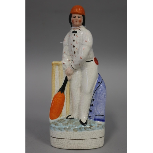 Staffordshire cricketeer figure  2fb15dd