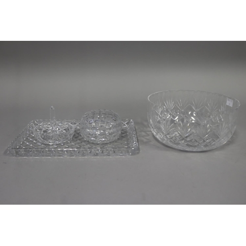 Dressing table crystal set and 2fb163a