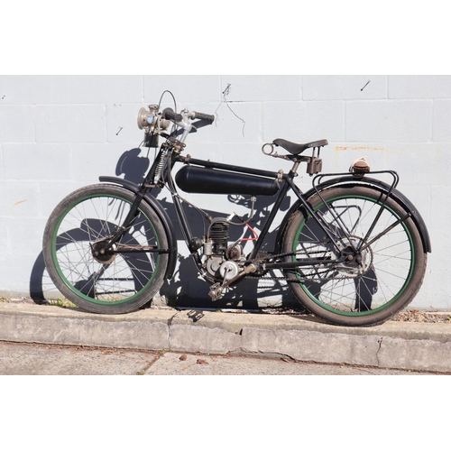 Rare French Peugeot Type P50 motorcycle 2fb1612