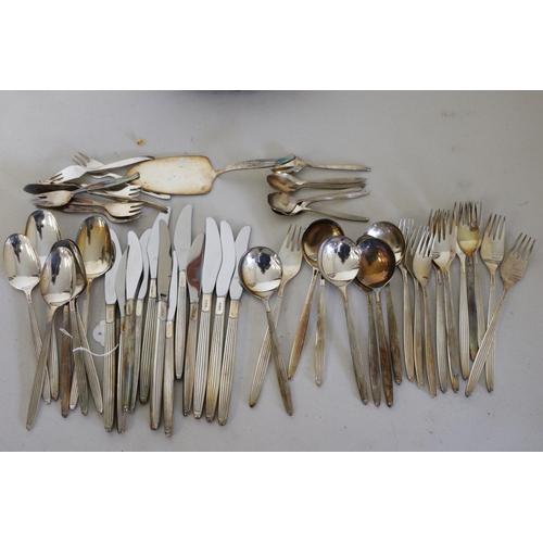 Bero silver plate cutlery service etc