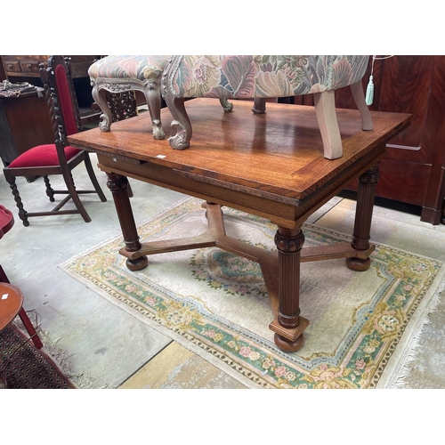 Antique Austrian secessionist oak and