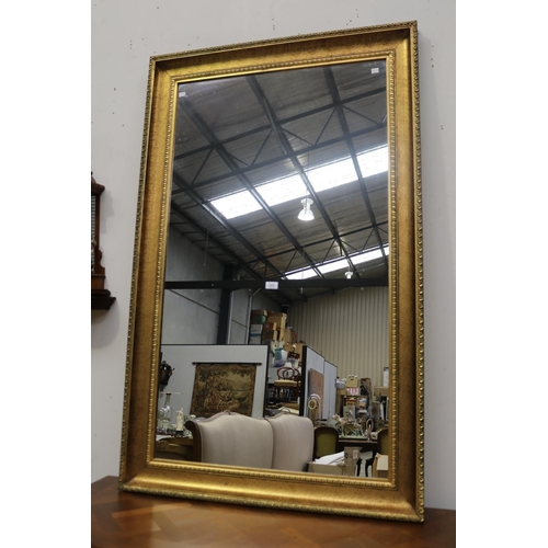 Modern large gilt surround mirror, approx