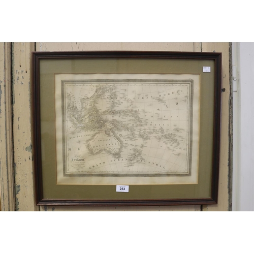 Antique early map Carte de l Oceanie  2fb17fc