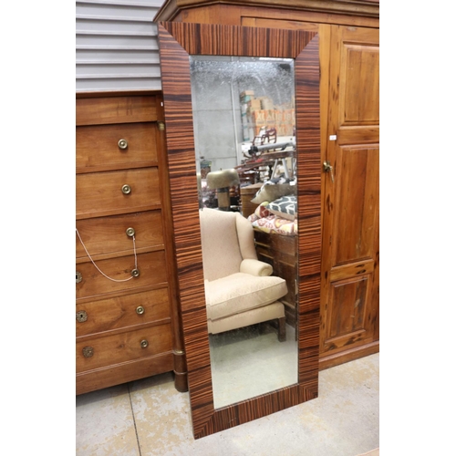 Large exotic wooden framed mirror 2fb1805