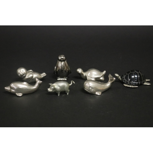 Collection of metal animals penguin  2fb18b0