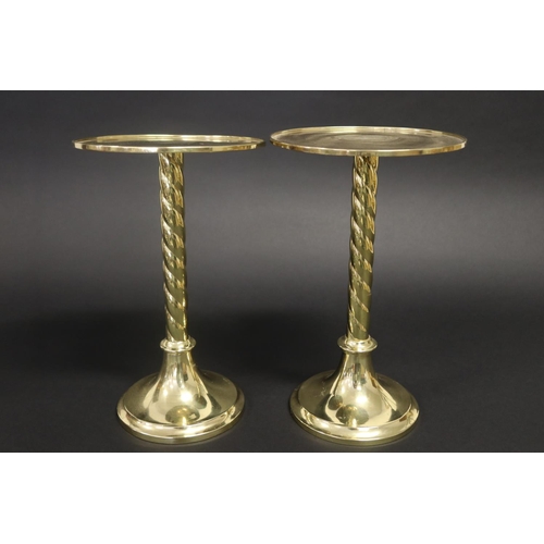 Pair of church brass stands with 2fb196c