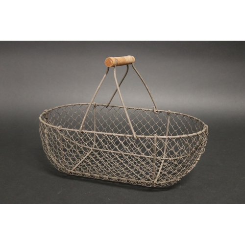 Vintage French wirework egg basket  2fb1974