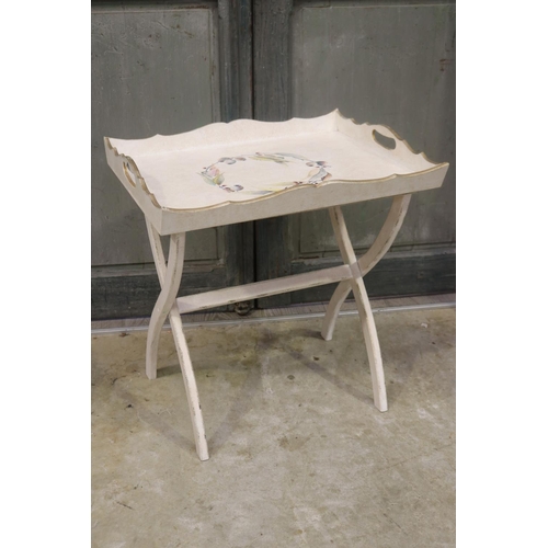 Modern painted tray table approx 2fb198a