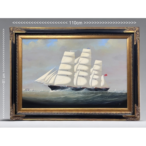 A large Cutty Sark oil on board 2fb1a82