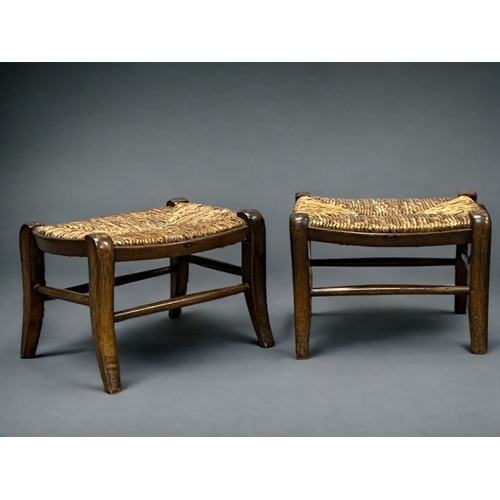 A pair of 19th century provincial fruitwood