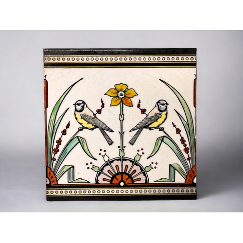 A CHRISTOPHER DRESSER FOR MINTON TILE.