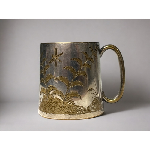 A 19th century small tankard.L. Stewart