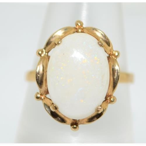 9ct gold ladies Large Opal single 2fb1b60