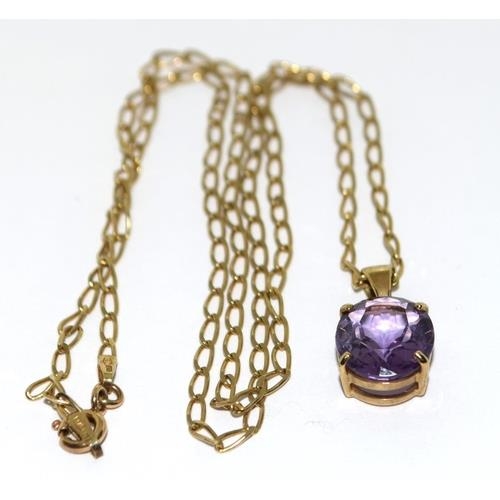 9ct gold pendant necklace   2fb1b18