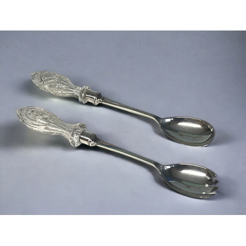 A PAIR OF STERLING SILVER CUT 2fb1bbb